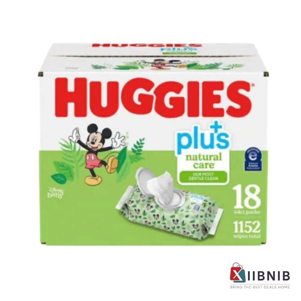 Huggies Natural Care Plus Baby Wipes