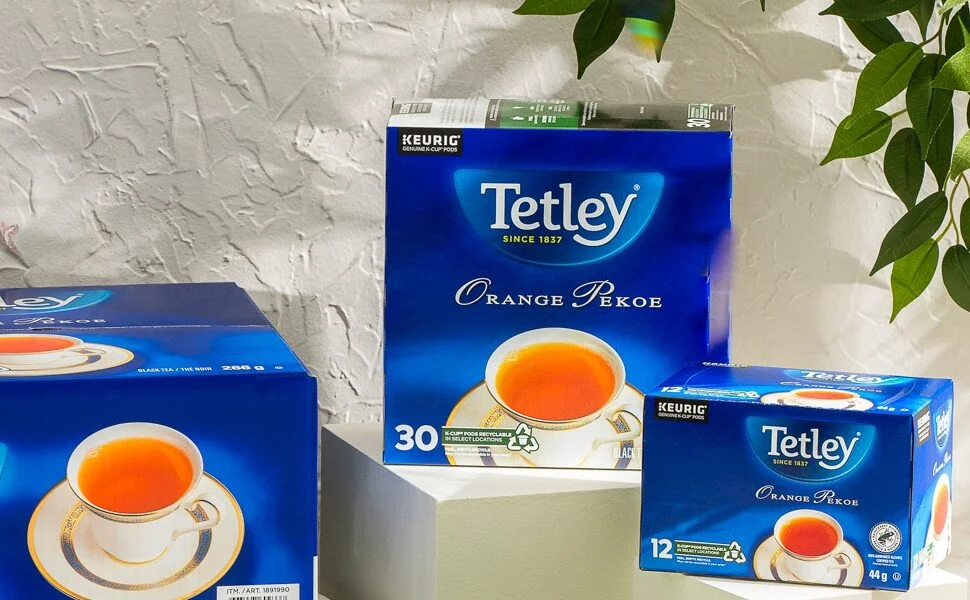 Tetley Orange Tea Banner